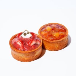 【ミニタルト2個セット】長野県産いちご・タルトタタン スイーツ ケーキ タルト 生地 長野県産 いちご りんご フルーツ ホール 3号 9cm 配送 取り寄せ 冷凍 ギフト 贈り物 お中元 誕生日 バースデー 結婚 記念日 プレゼント 祝い お祝い お礼 お返し グルテンフリー 低糖質 糖質オフ