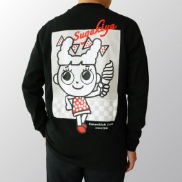 スーちゃんロングTシャツ　ソフトクリーム  ギフト 父の日 母の日 敬老の日 クリスマス Tシャツ・カットソー　ラーメン