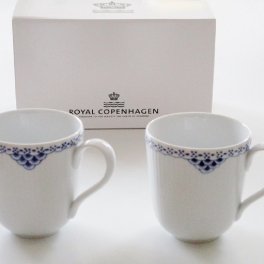 ロイヤルコペンハーゲンROYAL COPENHAGEN プリンセスブルー　マグカップ　ペア104919【御結婚御祝・内祝・新築御祝・還暦御祝・御礼・寿・ギフト包装可能】