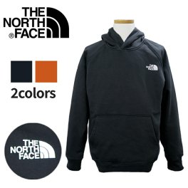 【スペシャルセール 13800円→9980円】ノースフェイス パーカー プルオーバー THE NORTH FACE メンズ ブラック・オレンジ フーディ 裏起毛 コットン ブランド ユニセックス メンズ レディース ロゴ ワンポイント