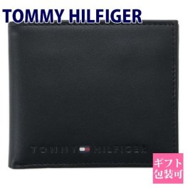 トミー ヒルフィガー 財布 メンズ 二つ折り TOMMY HILFIGER 財布 正規品 メンズ 二つ折り財布 WELLESLEY ブラック 31TL13X015 誕生日プレゼント 男性 就職祝い 春財布