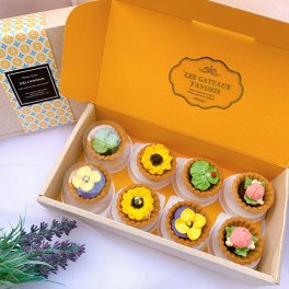 母の日ギフト お花のタルト（８個入り　冷凍便　送料無料）