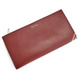 ポールスミス 財布 長財布 L字ファスナー ブリック(レンガ色) Paul Smith bps785-22  メンズ 紳士 ギフト 定番 彼氏 彼女 プレゼント