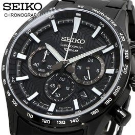 SEIKO 腕時計 セイコー 時計 ウォッチ クロノグラフ タキメーター 100M防水 ビジネス カジュアル メンズ SSB415P1 海外モデル [並行輸入品]