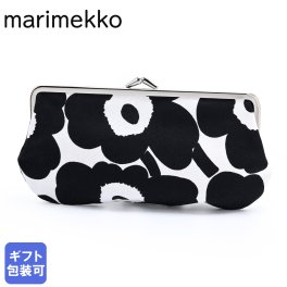 マリメッコ marimekko 小物入れ ポーチ コスメポーチ 化粧ポーチ ペンケース がま口 シルマラシ クッカロ ミニ ウニッコ ブラック 91496 091496 190 (75052-190) 北欧雑貨 北欧デザイン  送別会 誕生日 お中元 結婚祝い 結婚式 高級  母の日【スペシャルラッピング660円(別売り)】 成人祝い ホワイトデー