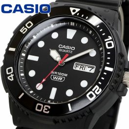 CASIO 腕時計 カシオ 時計 ウォッチ チープカシオ チプカシ スタンダード STANDARD クオーツ メンズ ブラック×ブラックベゼル 海外モデル MRW-230H-1E1V [並行輸入品]