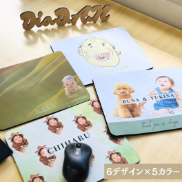 マウスパッド 滑り止め ギフト ゲーミング プレゼント 写真 名入れ 似顔絵 人気 おすすめ おしゃれ シンプル 誕生