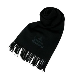 ヴィヴィアンウエストウッド マフラー Vivienne Westwood 81030007 N401 メンズ レディース ブラック