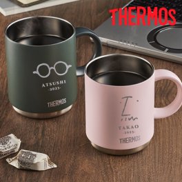 【名入れ 無料】L25 サーモス ステンレス マグカップ THERMOS JDS-351《父の日 デザイン》(ステンレスマグ マグ タンブラー 名入れ 真空断熱 保温 保冷 ギフト 父の日 母の日 プレゼント 記念品)