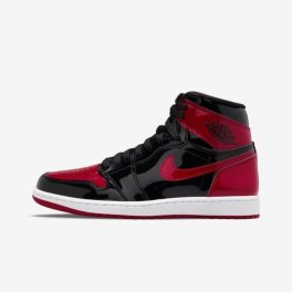 ナイキ エア ジョーダン 1 レトロ ハイ OG パテント ブレッド NIKE AIR JORDAN 1 RETRO HIGH OG PATENT BRED メンズ スニーカー 555088-063