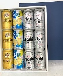 スペシャルギフト～父の日・母の日・御祝・感謝・お誕生日・御礼・・・アサヒ・エビスの缶ビール＆氷結レモンのギフト　