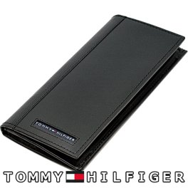  TOMMY HILFIGER トミーヒルフィガー アウトレット 長財布 31TL19X019 Black 001 ブラック メンズ 海外正規品 ラッピング無料可 