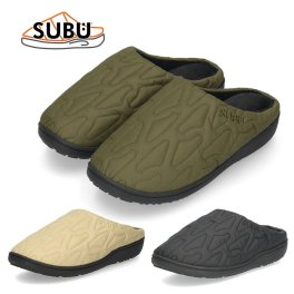 SUBU Outline スブ 冬用 秋冬 正規品 メンズ レディース サンダル スリッパ ルームシューズ ブラック カーキ ベージュ ボア 起毛 もこもこ あったかい 防寒 撥水加工
