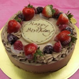 生チョコホールアイスケーキ16ｃｍ　お誕生日、バースデー
