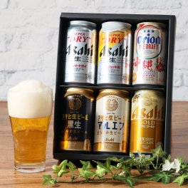 敬老の日【送料無料】【ビールギフト】 アサヒビール飲み比べセット 詰め合わせ 6本セット アソート ラッピング 熨斗 送料無料（北海道・沖縄除く） アサヒビール 350ml