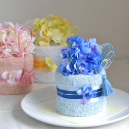 タオルケーキ ギフト 1段 敬老の日 誕生日 出産祝い 結婚祝い 和のタオルケーキ 