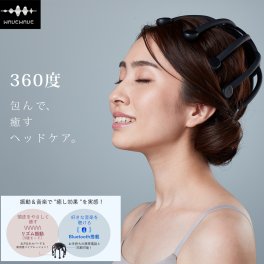 WAVEWAVE ＨEAD RELAX LITTLE MONSTER ヘッドスパ 頭皮リラックス リラクゼーション 電動 Bluetooth ツボ押し 健康グッズ 父の日 母の日 プレゼント ギフト ヘッドマッサージ