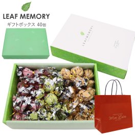 モンロワール リーフメモリー ギフトボックス 40個入り モンロワール チョコ 個包装 大量 モンロワール チョコレート 個包装 大容量 モンロワールリーフメモリー ギフト お菓子 詰め合わせ 敬老の日 スイーツ