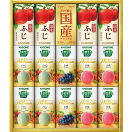 カゴメ 野菜フルーツ国産プレミアム [26-2889-031] YFP-30K ジュース 詰め合わせ 14本 国産果実 野菜ジュース フルーツジュース 100パーセント 白桃 メロン ふじ 常温 飲料 お歳暮 お中元 ギフト プレゼント 内祝い