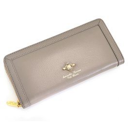 サマンサタバサ 財布 長財布 ラウンドファスナー グレージュ SamanthaThavsokuetitChoice 05423-46 レディース 婦人 ギフト 定番 彼氏 彼女 プレゼント