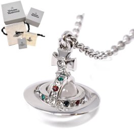 ヴィヴィアンウエストウッド ネックレス Vivienne Westwood 63020098 02P019 CN NEW PETITE ORB PENDANT オーブ シルバー