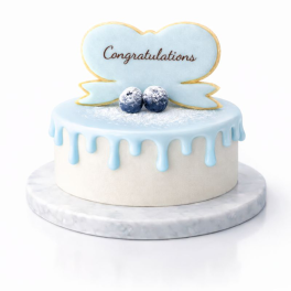 ORGANIC BLUE｜オーガニックブルー デコレーションケーキ 誕生日 結婚祝い お祝い 記念日