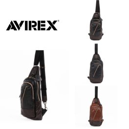 AVIREX アビレックス AX2031 ヴィンテージ風ワンショルダーバッグ ボディバッグ ワンショルダーバッグ 斜めがけ ショルダー ヴィンテージ 鞄 軽量 アウトドア シボ タウン レジャー バレンタイン プレゼント おしゃれ 人気