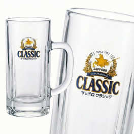 【名入れ対応】SAPPORO サッポロ クラシック ビールジョッキ ビアジョッキ 435ml ビール ジョッキ タンブラー グラス 誕生日 記念日 父の日 母の日 退職祝い 還暦祝い
