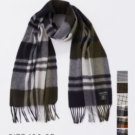 ジョシュアエリス Joshua Ellis マフラー メンズ レディース 35×190 カシミヤ スカーフ チェック柄 おしゃれ プレゼント ギフト カシミア 贈り物 誕生日 記念 お祝い 秋冬 防寒 全6色