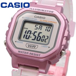 CASIO 腕時計 カシオ 時計 ウォッチ チープカシオ チプカシ デジタル ピンク スケルトン シンプル レディース キッズ LA-20WHS-4A [並行輸入品]