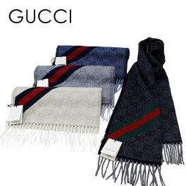 ラッピング袋つき グッチ GUCCI ウール マフラー メンズ 父の日 レディース 母の日 かわいい おしゃれ 定番 プレゼント ギフト ストール 男女兼用 ユニセックス 彼氏 彼女 友達 プレゼント ギフト 成人 卒業 入学