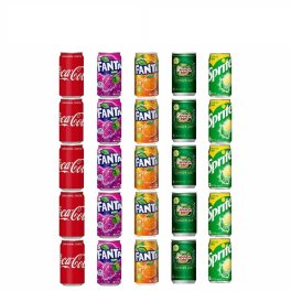 【 送料無料 】 炭酸飲料 缶ジュース 350ml 詰め合わせ アソート セット 5種 合計25本 【コカコーラ ファンタオレンジ ファンタグレープ ジンジャエール スプライト】【当店オススメ】