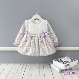 ヘアバンド付き ベビー キッズ ワンピース 長袖 70 80 90 100 チュニック ベビードレス 女の子 フォーマル 春秋向け 誕生日