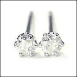 即日発送【グレードup即日発送不可】【大特価】pt900【 計0.14ct】天然ダイヤモンド 一粒ダイヤモンドピアス [I1クラス] ライトブラウンカラー 可愛い 誕生石 プチピアス プチダイヤモンド【送料無料】★ジュエリー総合ランキング連続1位の鉄板ジュエリー★      LP-0095d