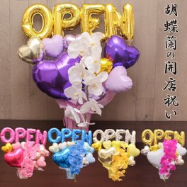 卒業 卒園 祝い 開店祝い バルーン バルーンフラワー  open 胡蝶蘭 結婚式  長寿祝い バルーンギフト  誕生日 バルーン電報 卓上  名入れ 周年 花 ウェディング 花束 電報  サロン お祝いギフト オープン フラワーギフト 風船 数字 高級 ranopen1243