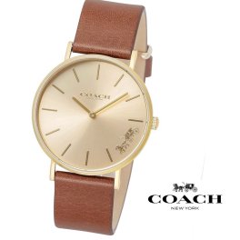 COACH コーチ 腕時計 PERRY ペリー 14503331 レディース ブラウン ゴールド 新品 海外正規品 無料ラッピング可 