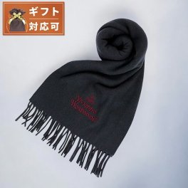 ヴィヴィアンウエストウッド VIVIENNE WESTWOOD マフラー 24-W00Q7-P408 レディース メンズ ダークグレー マフラー