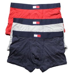 トミーヒルフィガー：HERITAGE COMFORT ボクサーパンツ3PK (マホガニー)[ボクサーパンツ/ 男性下着/ メンズインナー/人気ブランド/おすすめギフト/誕生日プレゼント/メンズファッション]