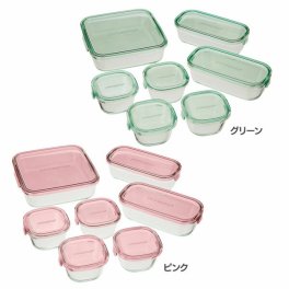 保存容器 耐熱ガラス イワキ  ガラス 耐熱皿 耐熱容器 7点セット iwaki ガラス製  ふた 食器洗い機 セット 食品 食品ストック パック レンジ オーブン ストック 常備菜 作り置き 保存 収納 シンプル PSC-PRN-G7 ギフト プレゼント 景品