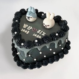 センイルケーキ 【26番】 バースデーケーキ 誕生日ケーキ 韓国発 4号 推しケーキ 推し活 韓国スイーツ 結婚記念日 記念日 ケーキ ギフト かわいい 人気 バースデー プレゼント お取り寄せ スイーツ インスタ映え 女性