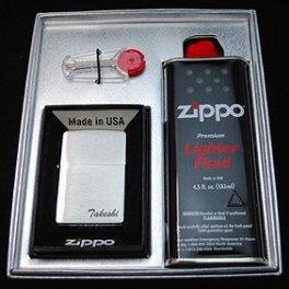 名入れZIPPOライター　深彫り　ギフトボックス付　#200文字彫刻サービス　プレゼント包装無料