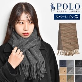 マフラー POLO RALPH LAUREN ポロ ラルフローレン 正規品 チェック メンズ レディース ウール ブラック キャメル グレー ネイビー ブラウン チャコール PC0743 PC0945 おしゃれ 大人 通勤 通学 学生 防寒 刺繍 男性 女性 ユニセックス 誕生日 プレゼント ギフト クリスマス