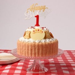 バースデーケーキ １才 誕生日ケーキ １歳 お祝いケーキ ファーストバースデーケーキ スマッシュケーキ  2段 立体ケーキ 豆乳クリーム 3号×5号 名入れギフト