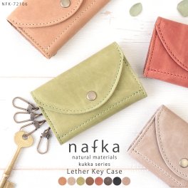 キーケース レディース 女性用 ブランド nafka ナフカ 本革 牛革 リアルレザー 日本製 姫路レザー アンティーク シンプル 4連フック スマートキー対応【メール便発送】mlb 母の日 クリスマス クリスマスプレゼント