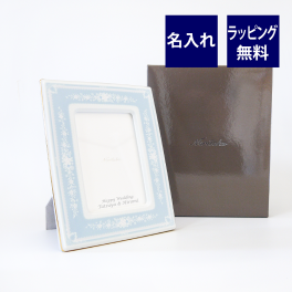 ノリタケ/Noritake LACEWOOD GOLD レースウッドゴールド フォトフレーム 名入れ彫刻代込み 写真立て 結婚祝 ウエディング フォトフレーム 名前 記念品 ギフト 名入れ