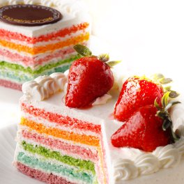 【人気商品♪】レインボーケーキ【写真映え抜群！】洋菓子 スイーツ ケーキ レインボー 誕生日 バースデー サプライズ プレゼント母の日 子供の日 父の日 ゴールデンウイーク 