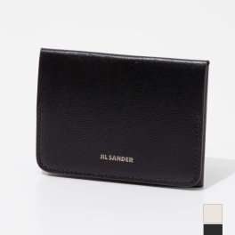 ジルサンダー JIL SANDER J25UI0007 P6487 カードケース メンズ ファッション ミニ財布 ビジネス 無地 シンプル 本革 フォールド カードホルダー プレゼント お祝い 記念 通勤 通学 コンパクト ギフト FOLDED CARD HOLDER ブラック