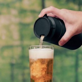 超音波式 3WAY タンブラー型ビールサーバー 持ち運び アウトドア キャンプ