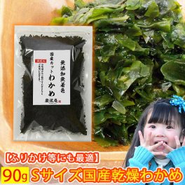 【乾燥 わかめ 徳島県産】 カットわかめ 送料無料 90g セット かんそう ワカメ ふりかけ 増える わかめ ふえる ワカメ 買いまわり ポイント消化