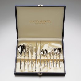 国産カトラリーのトップブランドラッキーウッド マリール　ペアディナー 12pcs